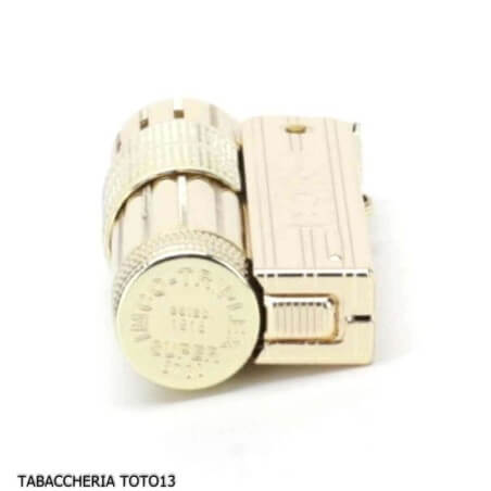 Imco Super Triplex golden petrol lighter with logo